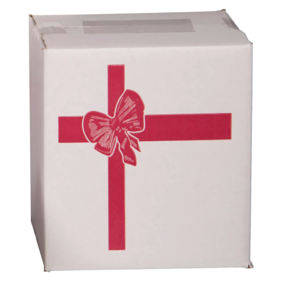 5S/8S Red Bow Shipping Carton