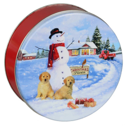 115 Snowman with Labs