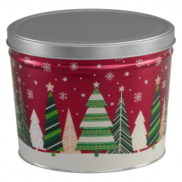 15T Holiday Trees Tins