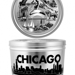 Chicago Tin 2 Gallon Popcorn Tin **Available for Next Day Shipping**