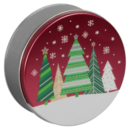 Holiday Trees Cookie Tin