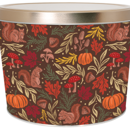 Fall Harvest 2-Gallon Popcorn Tin